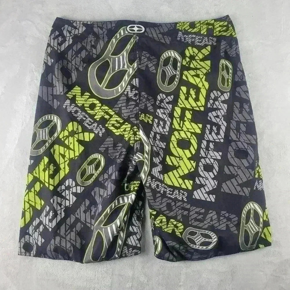 No Fear Board Shorts Sz 38 Drawstring - Picture 2 of 5